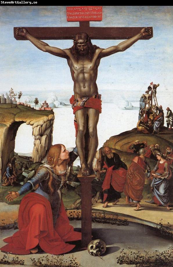 Luca Signorelli The Crucifixion with St.Mary Magdalen